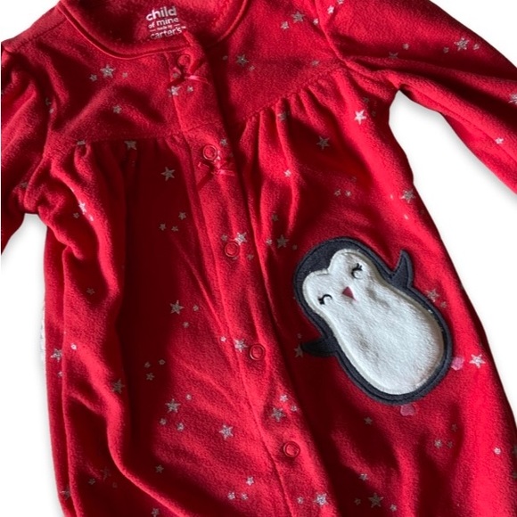 Carters Fleece Onesie 3-6months - Picture 2 of 2